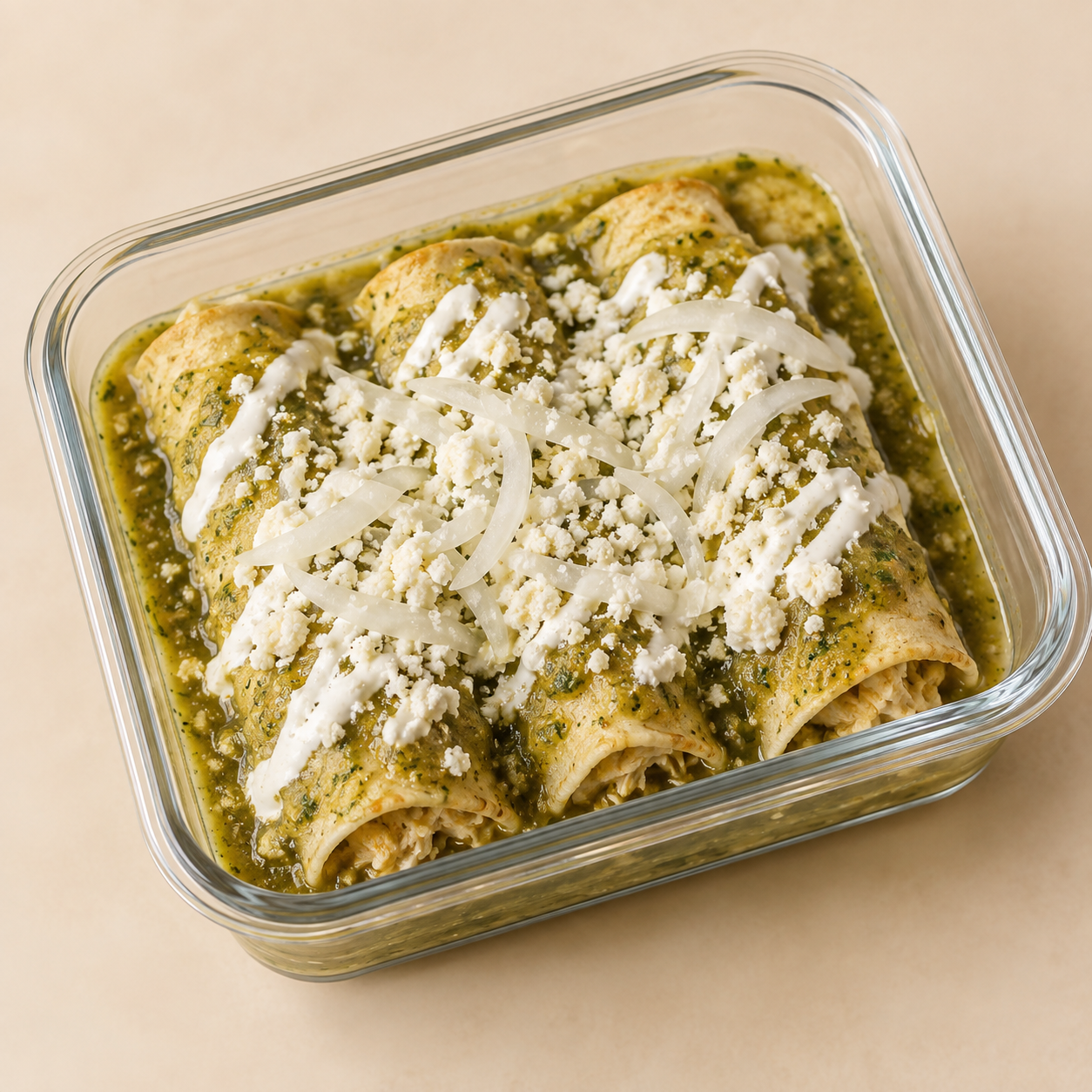 Enchiladas verdes